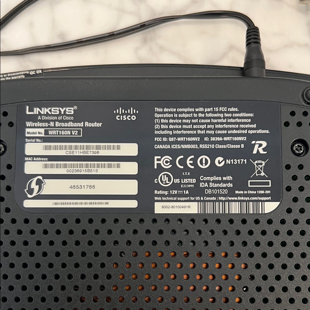 Linksys Wireless-N Broadband Router - Picture 3 of 6